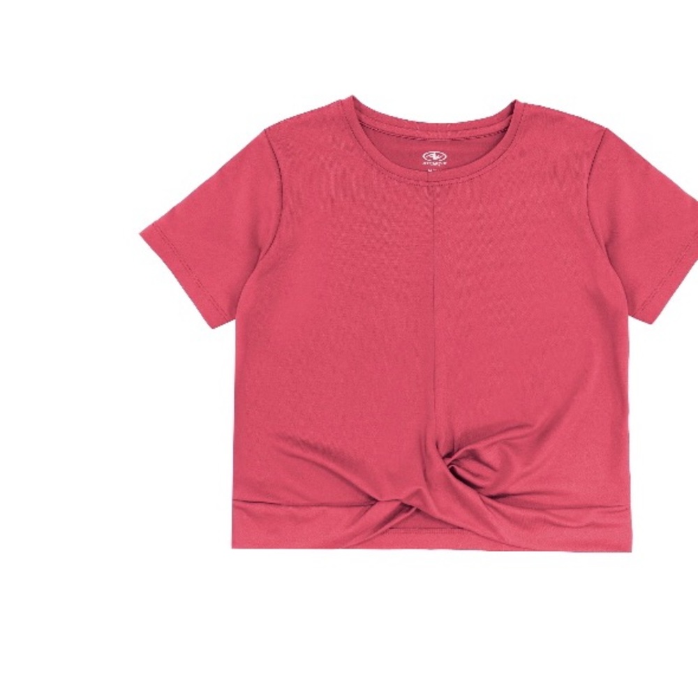T-shirts girls new size L 10-12 peach 96% polyester 4% spandex